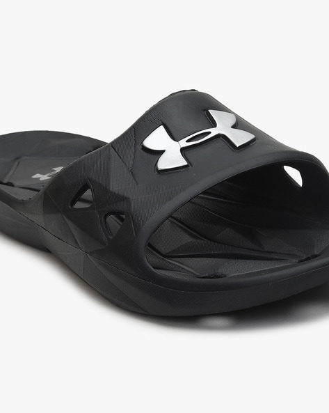 Under Armour Men's Ignite Freedom 2 Slide Sandal, Black (001)/Black, 9 :  Amazon.in: Fashion