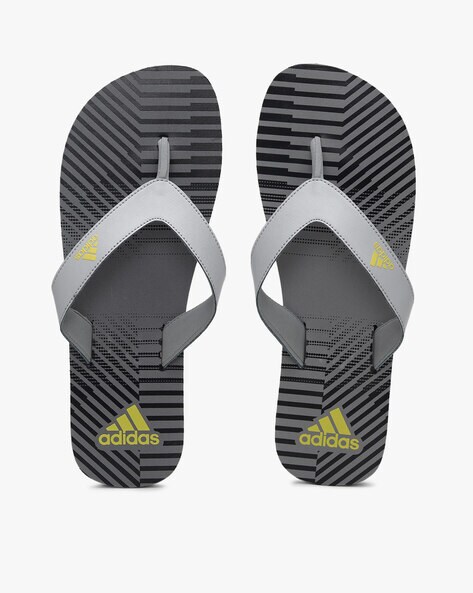 adidas beach print flip flops