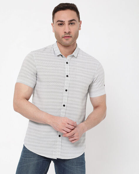 Gas Striped Slim Fit Shirt