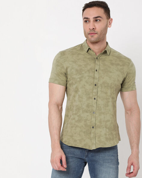 Gas Printed Slim Fit Shirt