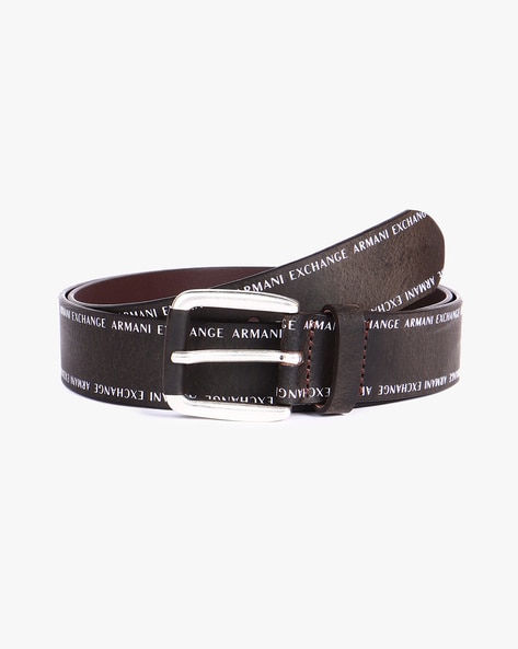 Buy Black Belts for Men by ARMANI EXCHANGE Online Ajio