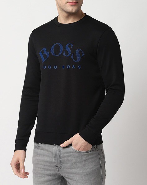 Logo Print Slim Fit Sweatshirt