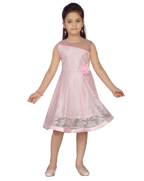 Shop Blue Giraffe Girls Pink Checked Dress | ICONIC INDIA – Iconic India