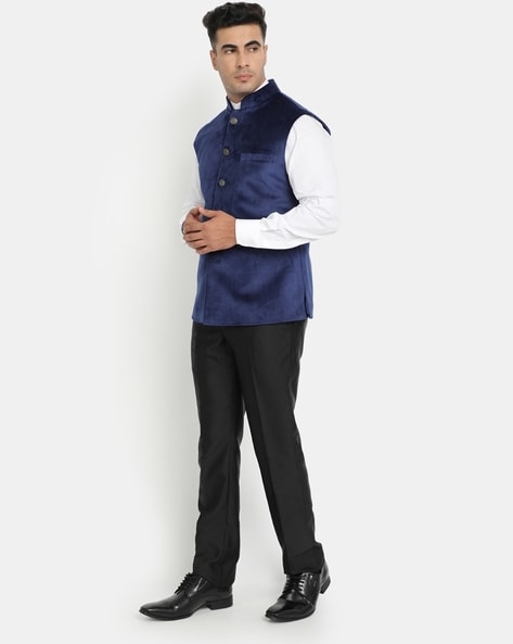 Buy Navy Blue Jackets & Coats for Men by MR.BUTTON Online | Ajio.com