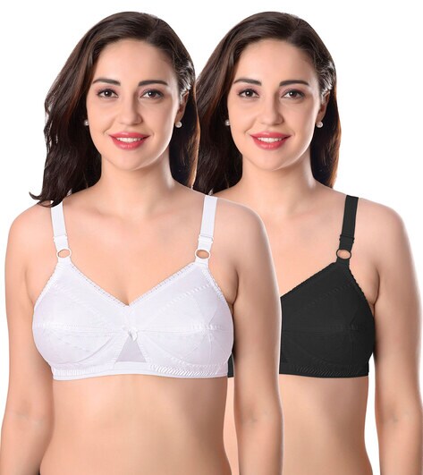 Buy Special Big Size Non Padded Full Coverage C Cup Bra (Pack of -3) Online  In India At Discounted Prices