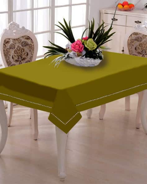Green Table Covers Runners Slipcovers For Home Kitchen By Lushomes Ajio Com Table Covers Runners Slipcovers, 40 X Tablecloth