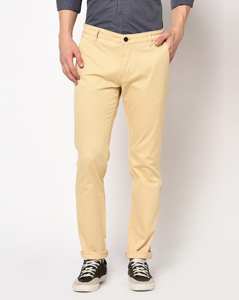 TNG Slim Fit Women Cream Trousers - Buy TNG Slim Fit Women Cream Trousers  Online at Best Prices in India | Flipkart.com