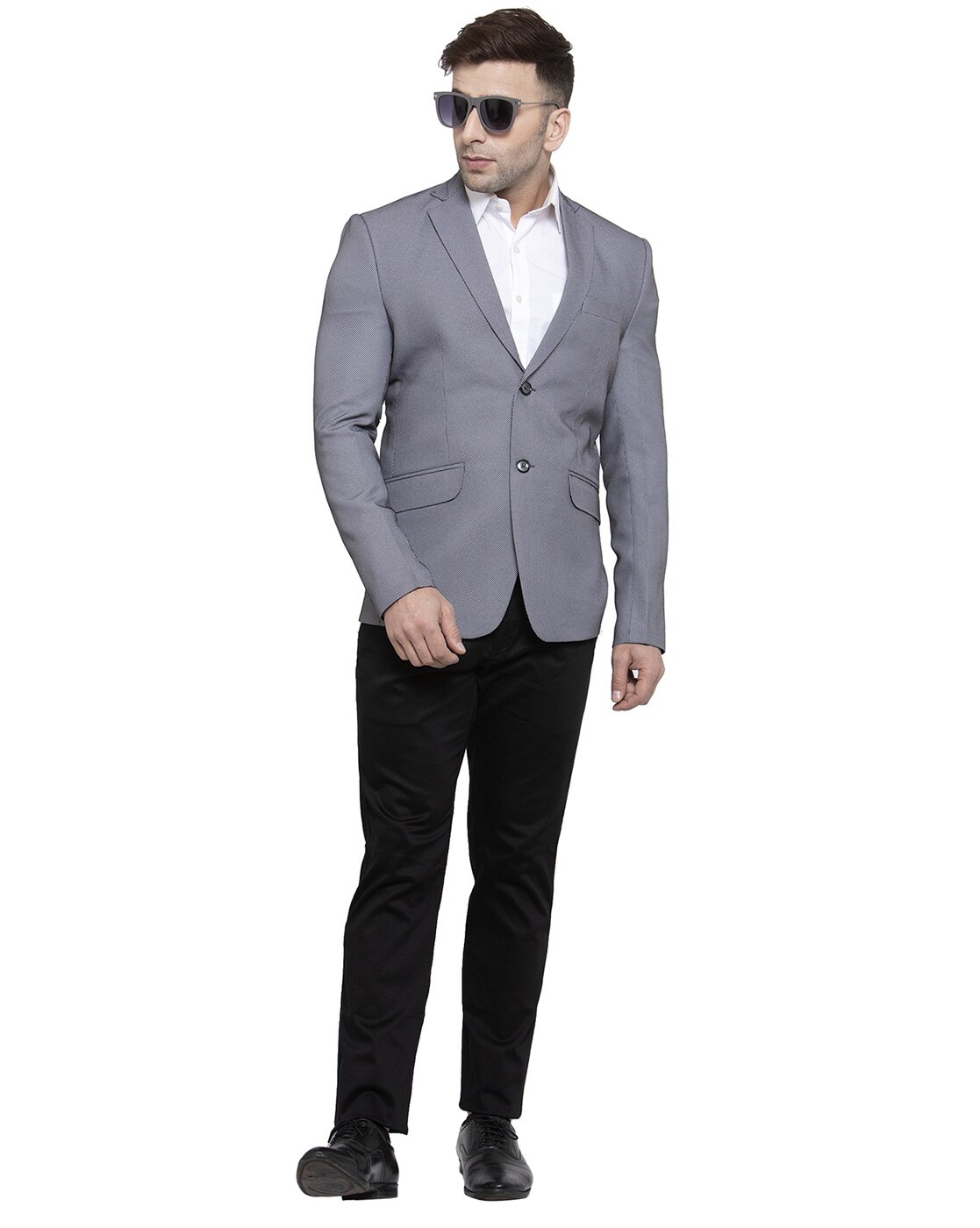 Silver hotsell blazer mens