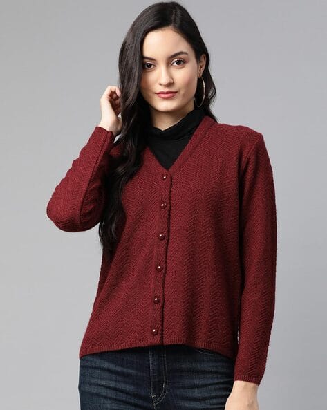 Buy Maroon Sweaters \u0026 Cardigans for 