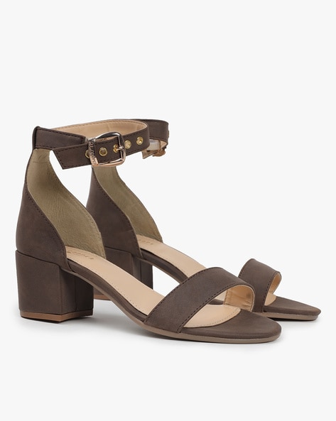 Strappy Sandals - Dark brown - Ladies | H&M US