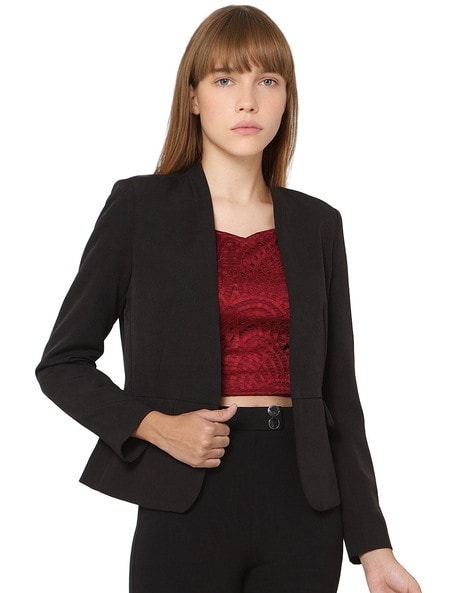 peplum blazer womens