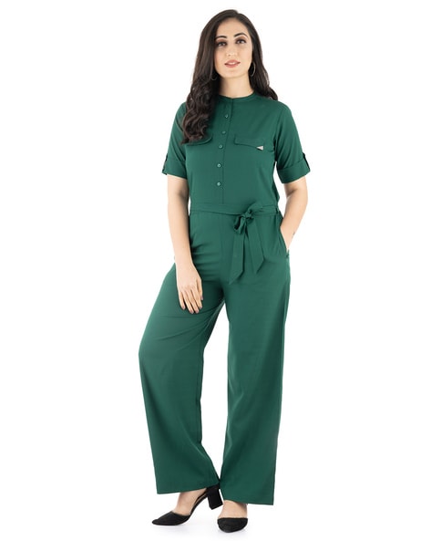 green jumpsuit womens formal