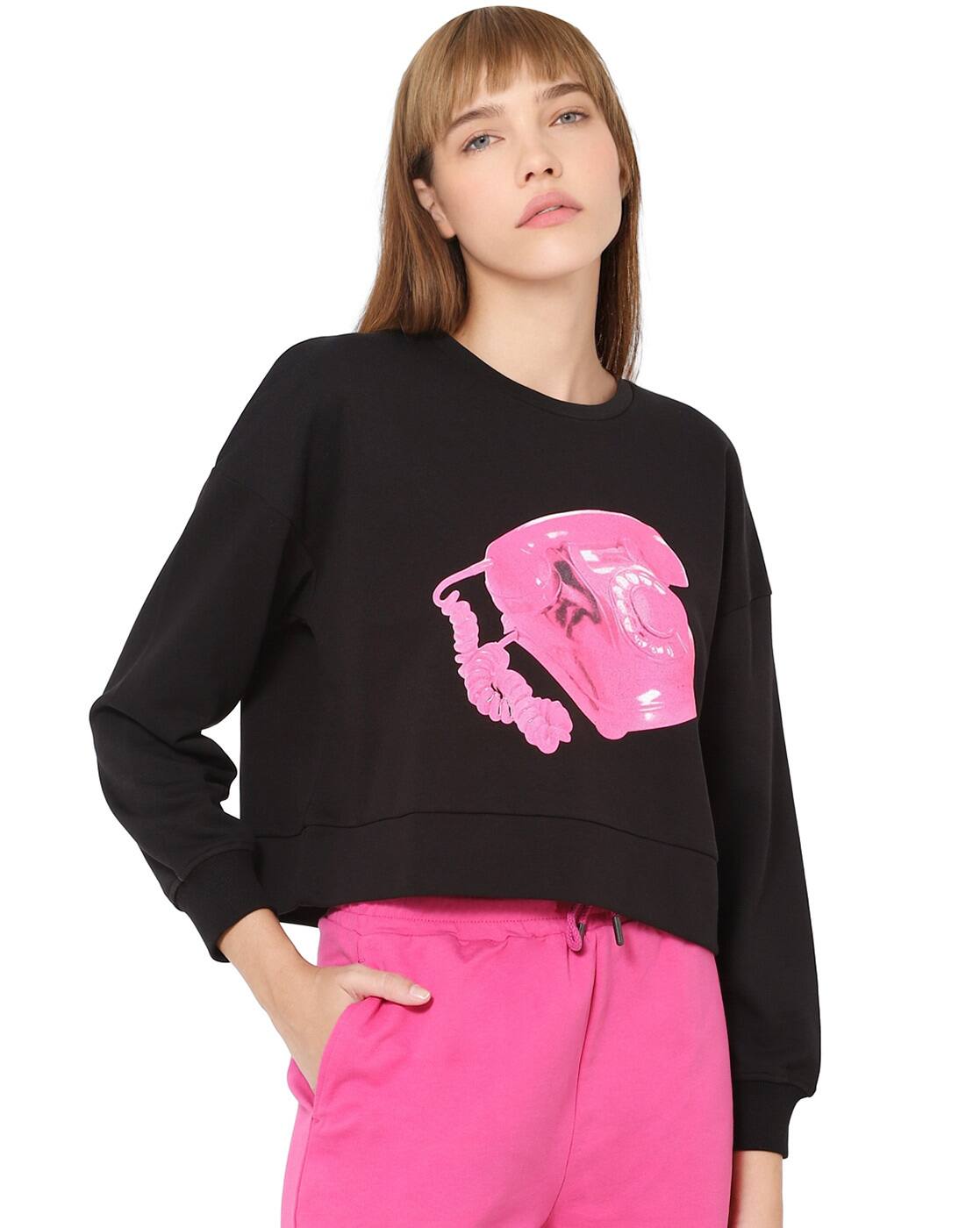 Black Sweatshirt \u0026 Hoodies for Women 