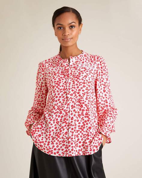 Buy Pink & White Shirts for Women by Marks & Spencer Online