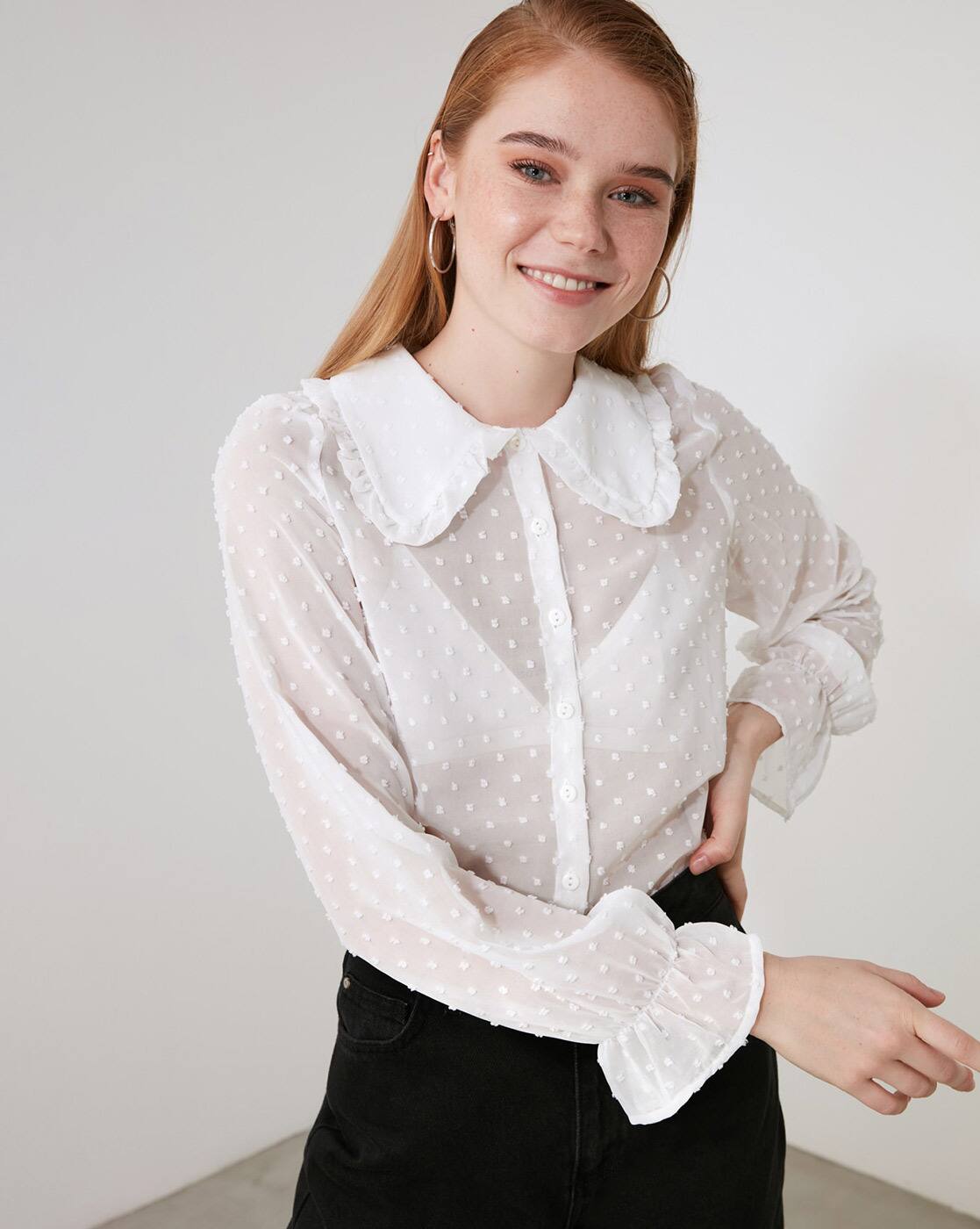 Buy White Shirts for Women by TRENDYOL 