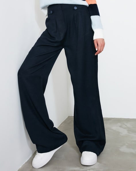 NWT! Zara Pleated Wide Leg Pants | Wide leg pants, Trouser pants women,  Pleated