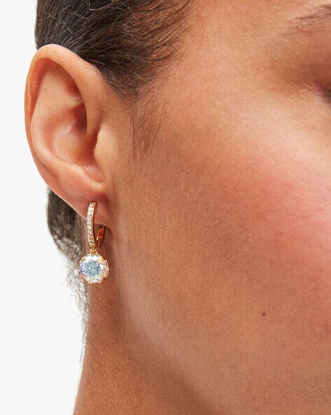 Buy Gold-Toned & White Earrings for Women by KATE SPADE Online 