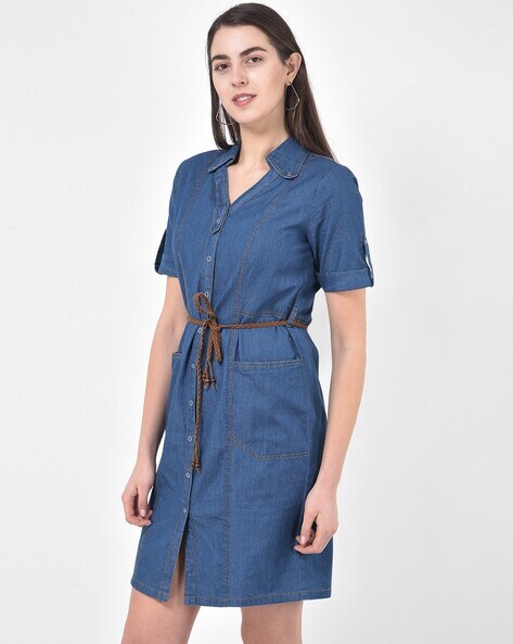 latin quarters denim dress