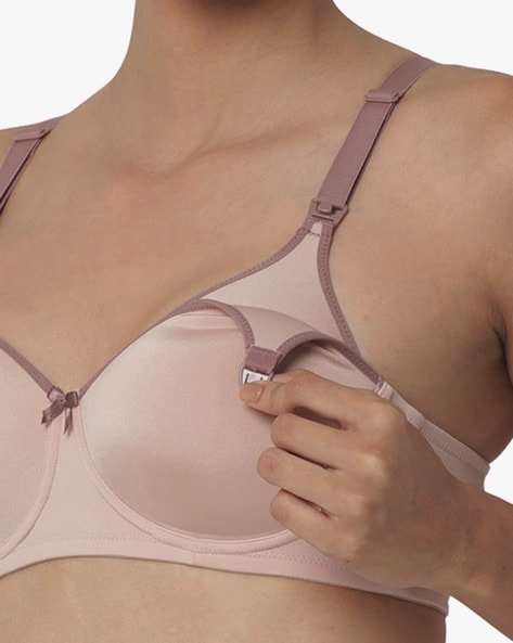 Buy Triumph Mamabel 139 Wireless Padded Full Coverage Comfortable Maternity  Bra - Nude online