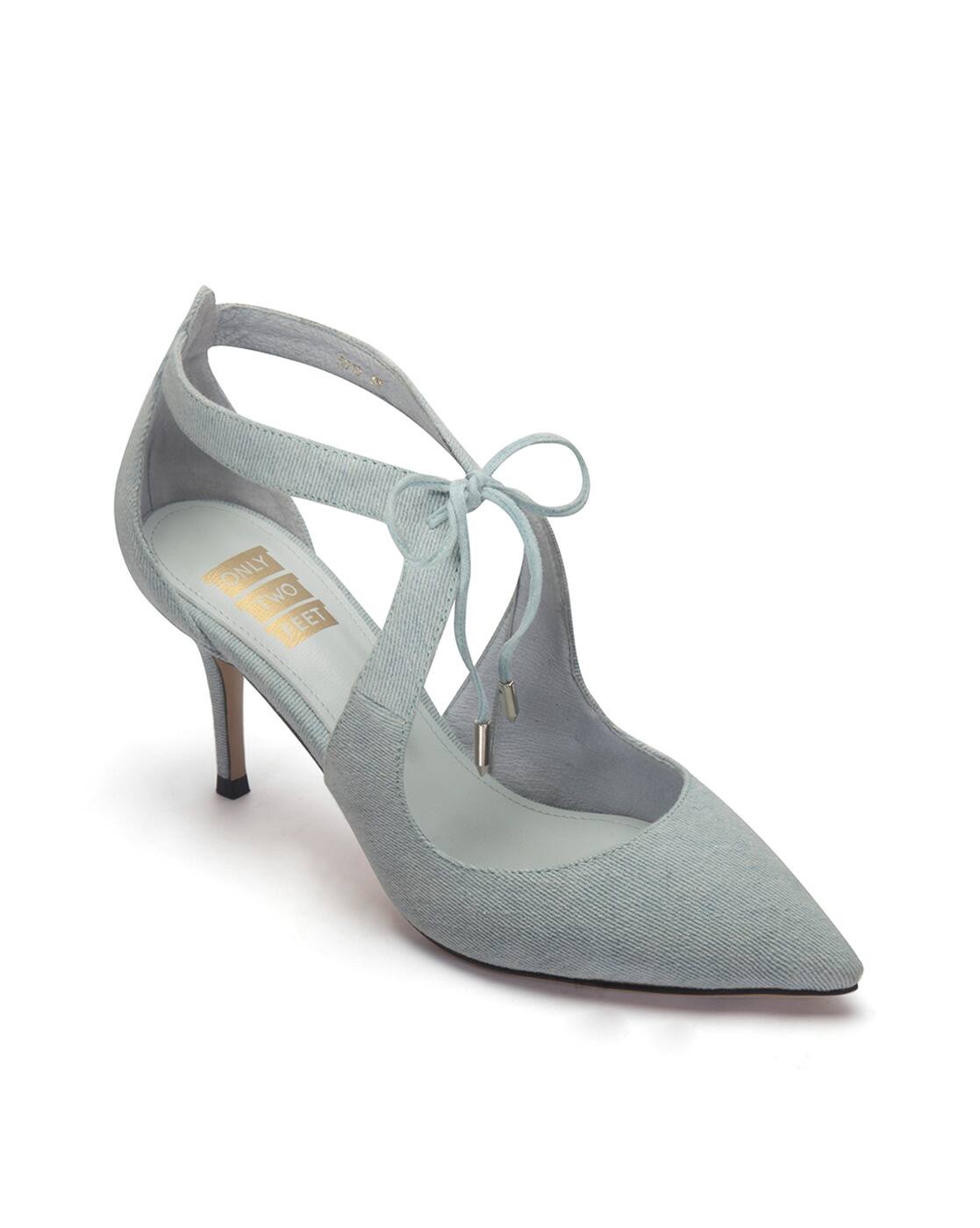 grey 2 inch heels