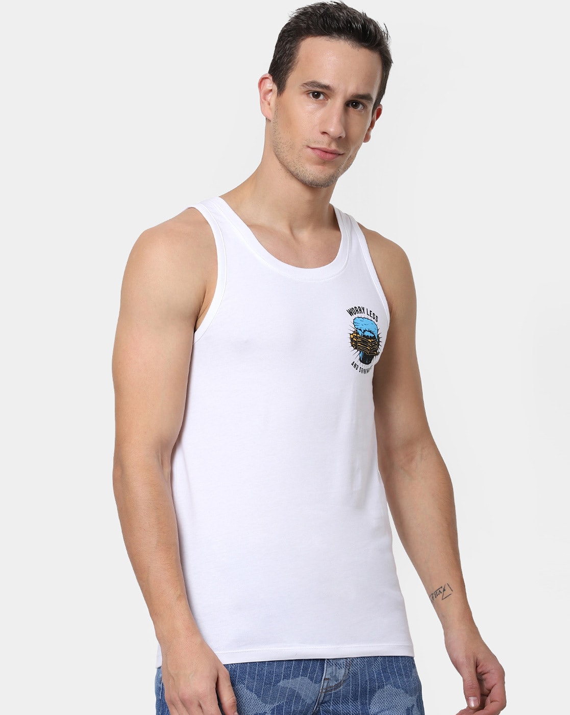 jack and jones sleeveless t shirt