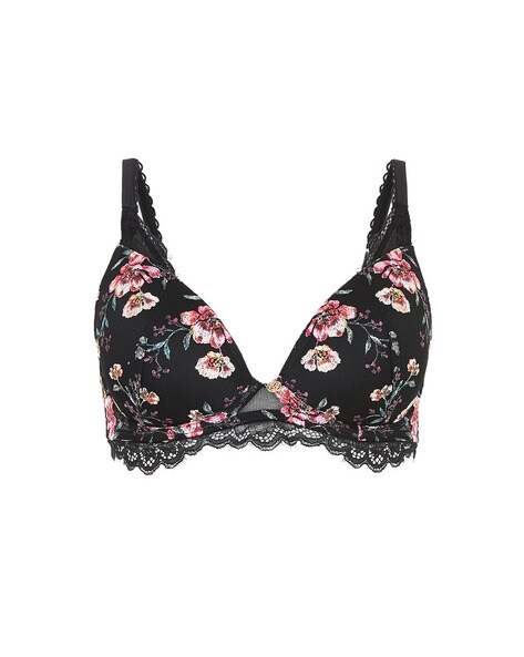 T-Shirt Bras, Printed, Embroidered & Lace