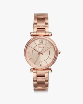 FOSSIL Women Analogue Rose Gold Watch - ES4301