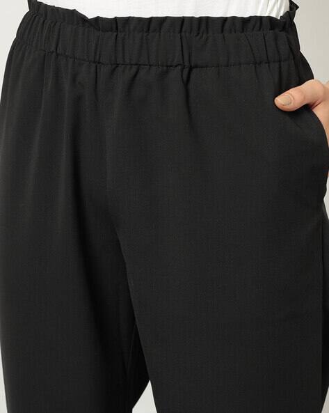 elasticated waist trousers