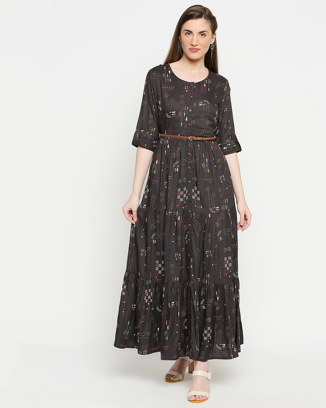 Akkriti by pantaloons women's maxi dress sale