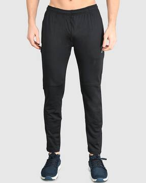 Buy Black Track Pants for Men by F 
