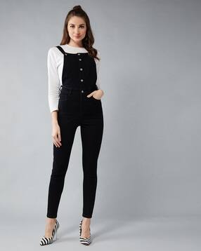 jeans dangri dress Big sale - OFF 75%