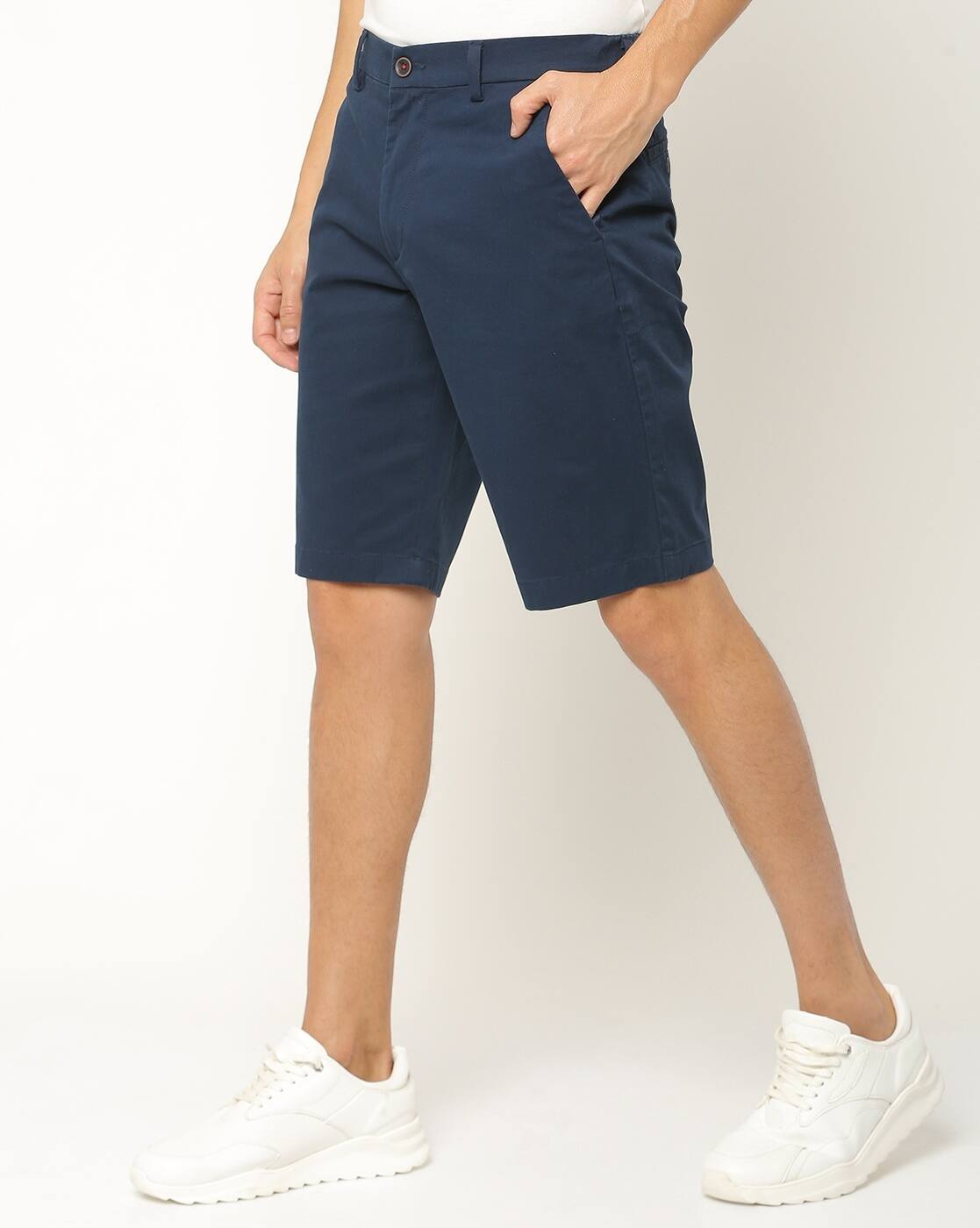 Buy Navy Blue Shorts \u0026 3/4ths for Men 