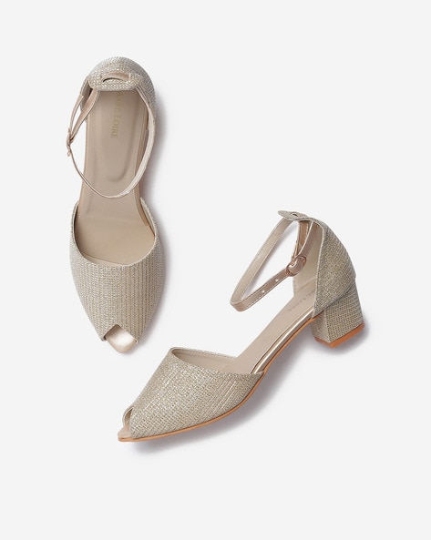 Wendy Woven Closed Toe Block Heel Sandals Bronze | Occasion Shoes | Monsoon  Global.
