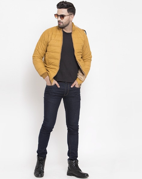 Buy Mustard Yellow Jackets & Coats for Men by VOXATI Online 