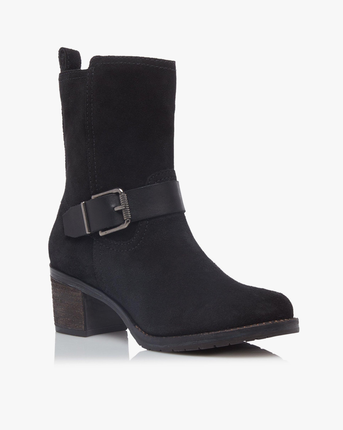 dune blue ankle boots