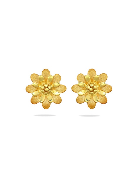 Bhama Tushi Kyra Gold Earrings-Candere by Kalyan Jewellers