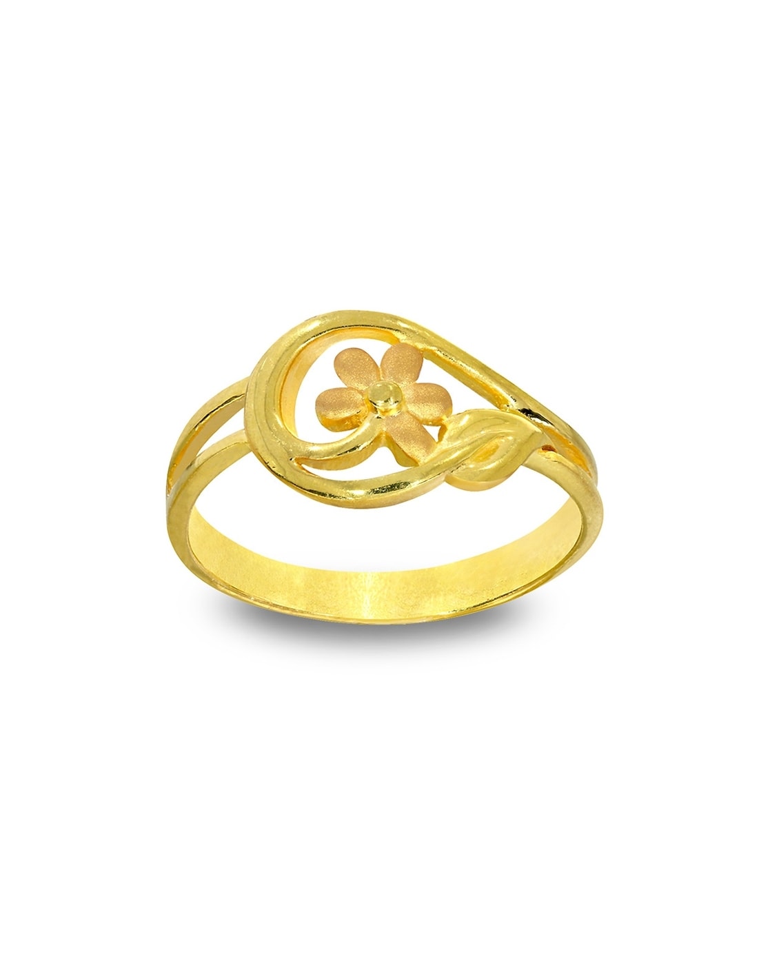Buy Candere by Kalyan Jewellers 18K Yellow Gold BIS Hallmark Ring Online At  Best Price @ Tata CLiQ