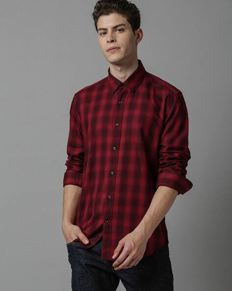 Buy Red Shirts for Men by Rare Rabbit 