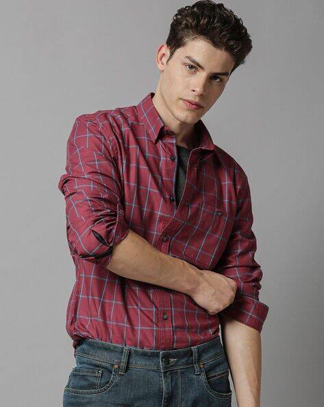 Buy Red Shirts for Men by Rare Rabbit 