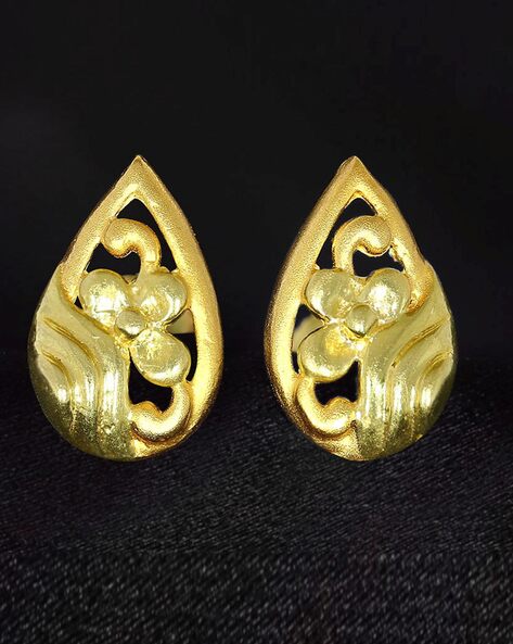 Designer Gold Earrings at 100000.00 INR in Bengaluru, Karnataka | Rishabh  Gold Palace