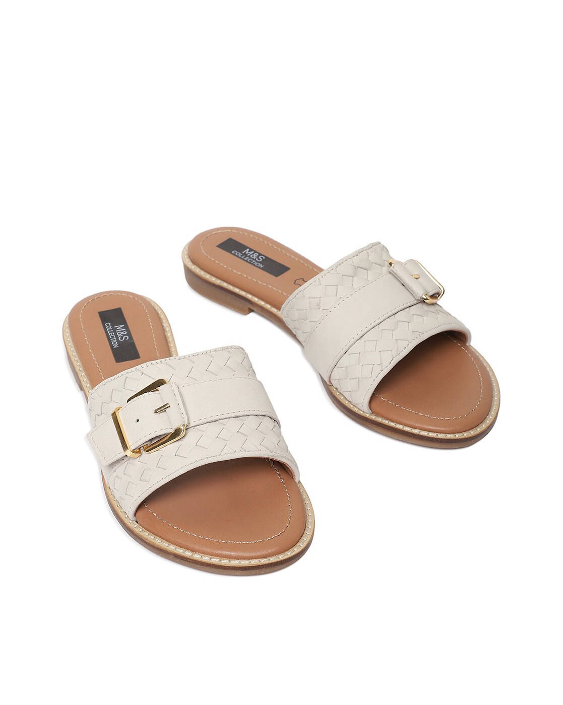 marks and spencer white sandals