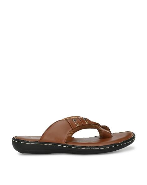 EEGO ITALY Panelled Thong-Strap Sandals