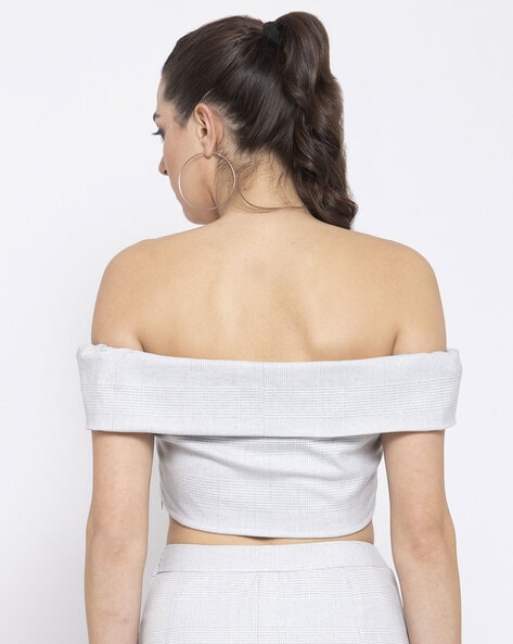 Slim Fit Off-Shoulder Corset Top