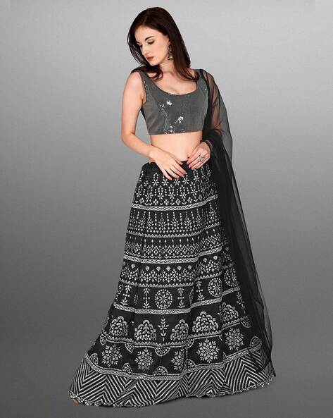 Gleaming Partywear Lehenga Choli Design For Online Shopping - Ethnic Race