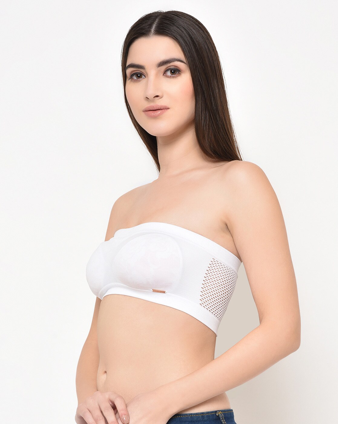 Brilliant Basics Women's Strapless Bra 2 Pack - White & Almond - Size 14D