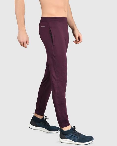 Buy Purple Track Pants for Men by F 