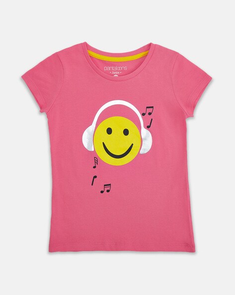 Buy Pink Tshirts for Girls by Pantaloons Junior Online