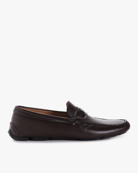 Giorgio Armani Patent Leather Loafers in Black for Men Mens Slip-on shoes Giorgio Armani Slip-on shoes 