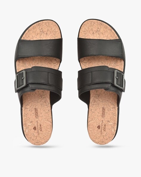 Clarks mens slides hot sale