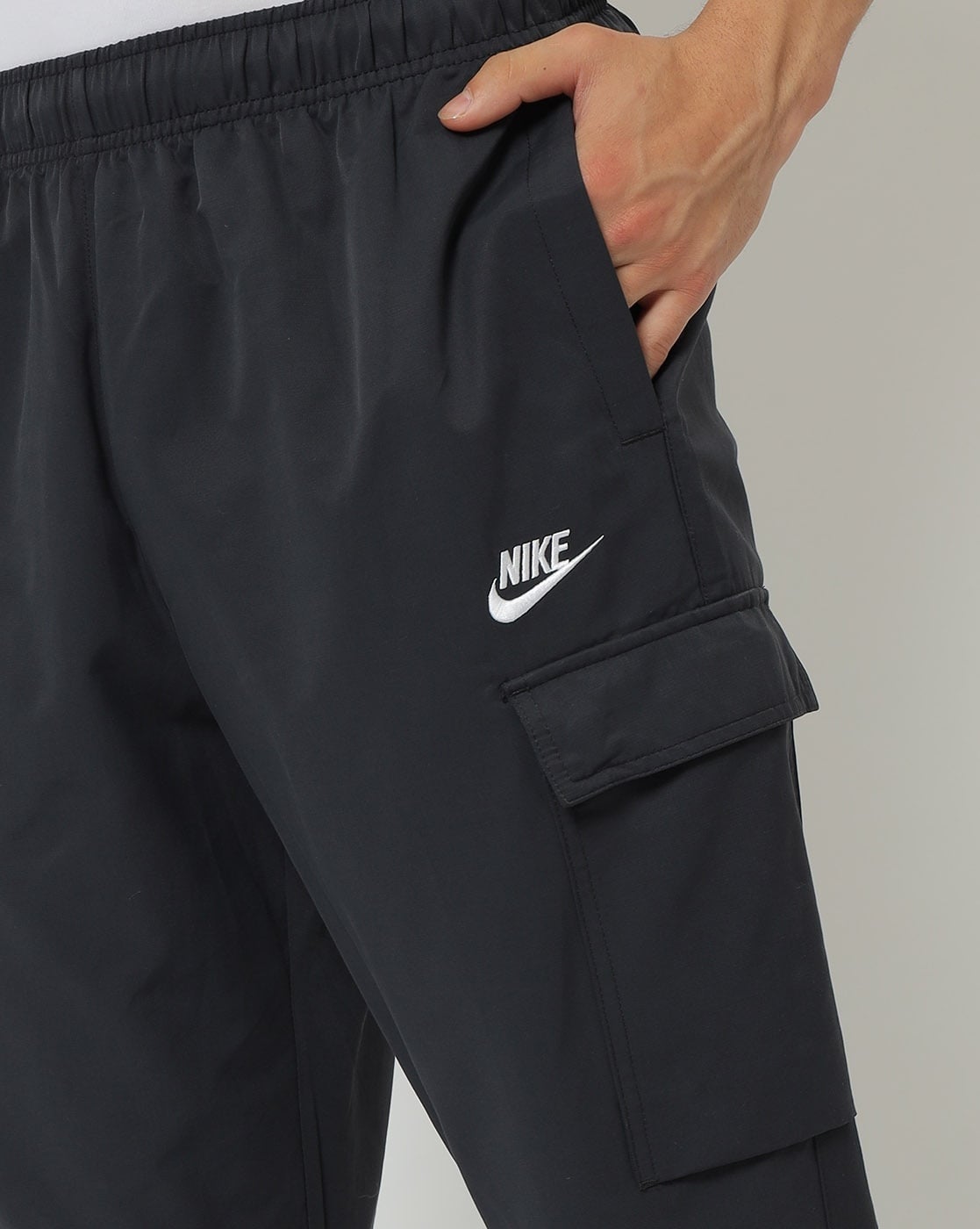 Nike Sportswear Style Essentials Mens Woven Unlined Cargo Pants 36  BlackSailIce Silver  Amazonin Clothing  Accessories
